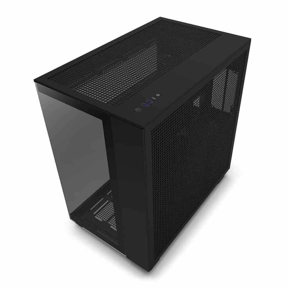 (image for) NZXT H9 Flow Black Mid Tower Tempered Glass PC Gaming Case